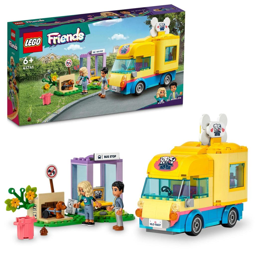 LEGO Friends Dog Rescue Truck 41741 Toy Block Present Rescue Animal Animal Vehicle Vehicle Girls 6 Years Old and Up