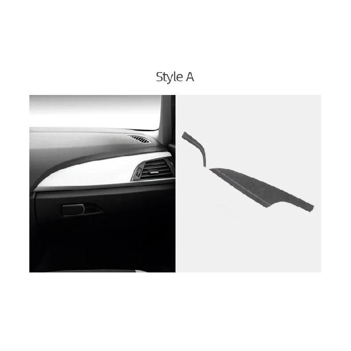 Betterhumz Console Dashboard Panel Cover Trim For BMW Series 1 2 F20 F21 F22 Made of Alcantara Sticker Interior Auto Accessories
