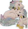 STOBOK 2 Pcs Unicorn Embroidered Patches Large Sew On Applique for Jackets Jeans DIY Clothing Decoration
