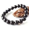 Black Beitou Stone from Negative Ion Radium Black Inner 21cm [GOLD STONE] Bracelet, 10mm, Taiwan, Measured, Hokutolite, Diameter Approx.