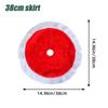 Высококачественная креативная юбка для рождественской елки 38/40 см Коврик-юбка для подножия рождественской елки Новогодние товары для дома для вечеринок