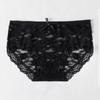 Underpants Women Lace Trim Sexy Ladies Low Waist Transparent Mesh Briefs