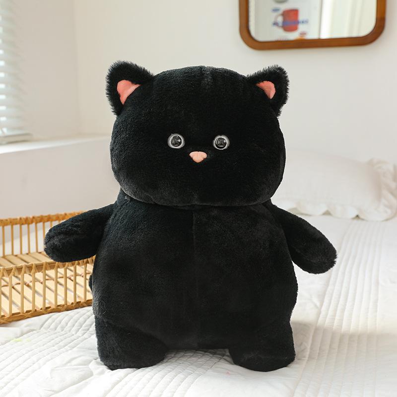 Плюшевая игрушка-кошка, имитация кошки, мягкий котенок, милая кукла-кошка, игрушки для питомцев, декор для дома, подарок для девочки на день рождения
