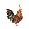 6 шт./компл. Рождественская шапка, украшение в виде цыпленка, акриловая шапка Санты, петух, елка, подвесное украшение для праздничной вечеринки, автомобиль