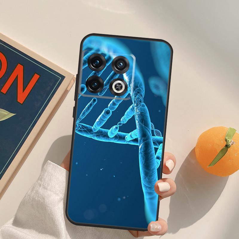 Научный чехол с ДНК и биологией для OnePlus 13R 12R 10R 13T 10T 11 12 13 15 OnePlus Nord 5 CE 2 3 4 Lite N20 N30