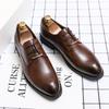 Men's Shoes Spring British Business Small Leather Shoes Men's Casual Nightclub Hairstylist Wedding Leather Shoes Trend Single Shoes