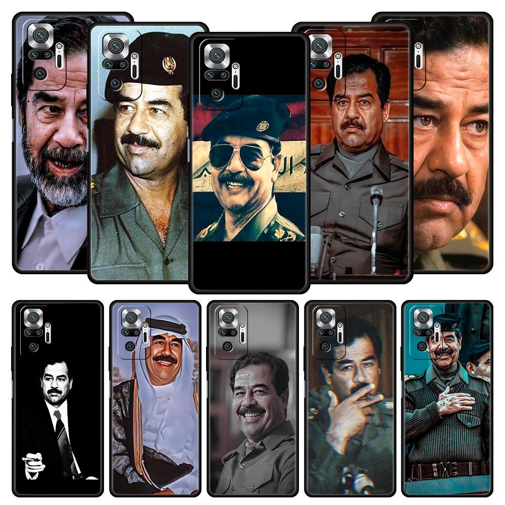 Arabic Iraq Saddam Hussein Phone Case For Xiaomi Redmi Note 14 13 5G 10 11 12 Pro Plus 4G 14C 13C 12C 10C Black Cover