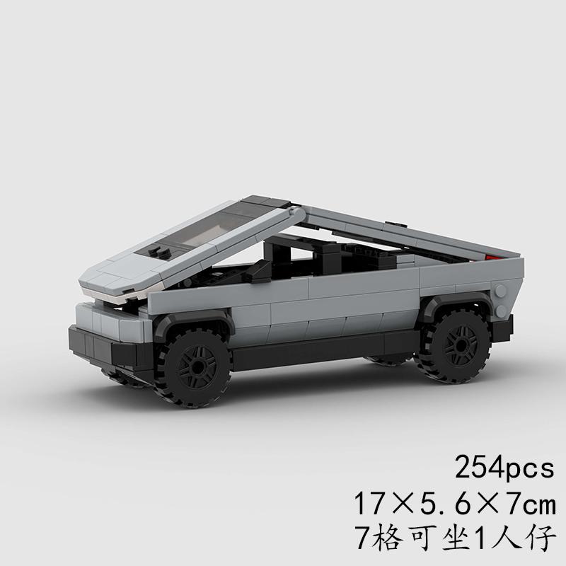 Cybertruck MOC Автомобиль Новый Энергетический Технический Транспорт Классическая Модель Строительный Блок Гонки Кирпич Игрушка Рождественский Подарок Город Креативный