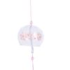 1Pc Glass Wind Chimes Hanging Craft Wind Bell Home Decors Sakura Pattern