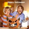 Halloween Centerpiece Decoration Farmhouse Halloween Decor Spooky Halloween Pumpkin Statue for Indoor Dining