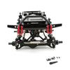 Metal 1 16 RC Car Body Chassis Frame Kit Accessory Fits for WPL C14 C24(Black S WPL C14BL )