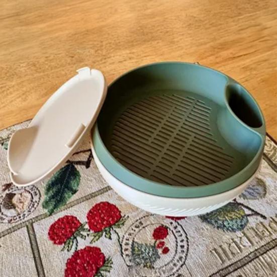 Напечатанная на 3D-принтере миска для семечек и орехов, двухслойная тарелка для закусок с отсеком для шелухи, сервировочная миска для фруктов и конфет, контейнер для отходов от скорлупы