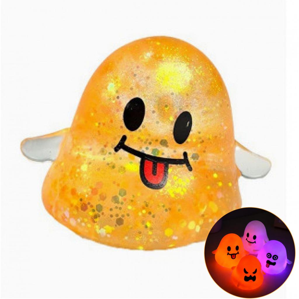 New explosion, Halloween large smiley face, ghost maltose pinch music, squeeze slow rebound decompression toy