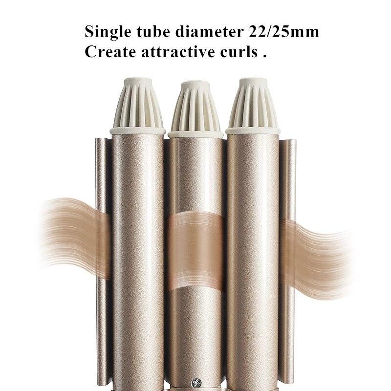 Professional Curling Iron Ceramic Triple Barrel Hair Styler Hair Waver Styling Tools 110-220V Hair Curler Electric Curling