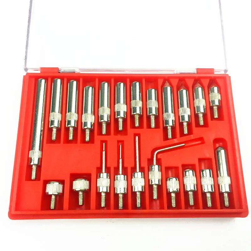 22 шт./комплект стальной циферблатный индикатор с резьбой M 2,5 для циферблатных и тестовых индикаторов с точностью резьбы 0,01 мм