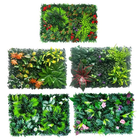 40x60CM Artificial Plants Wall Panel Realistic Fake Greenery Grass Wall