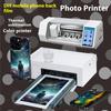 Photo Printer Consumables Set with 36 Sheets Photo Paper/Matte Film/Scraper/Base Plate