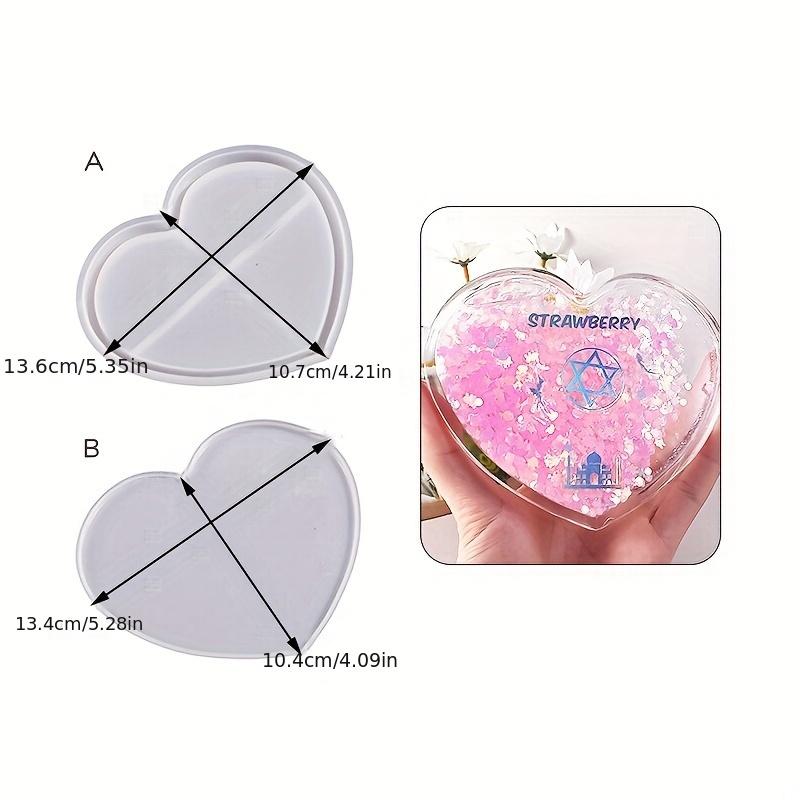 Square Heart Round-Star Silicone Mold Frame Resin Mold