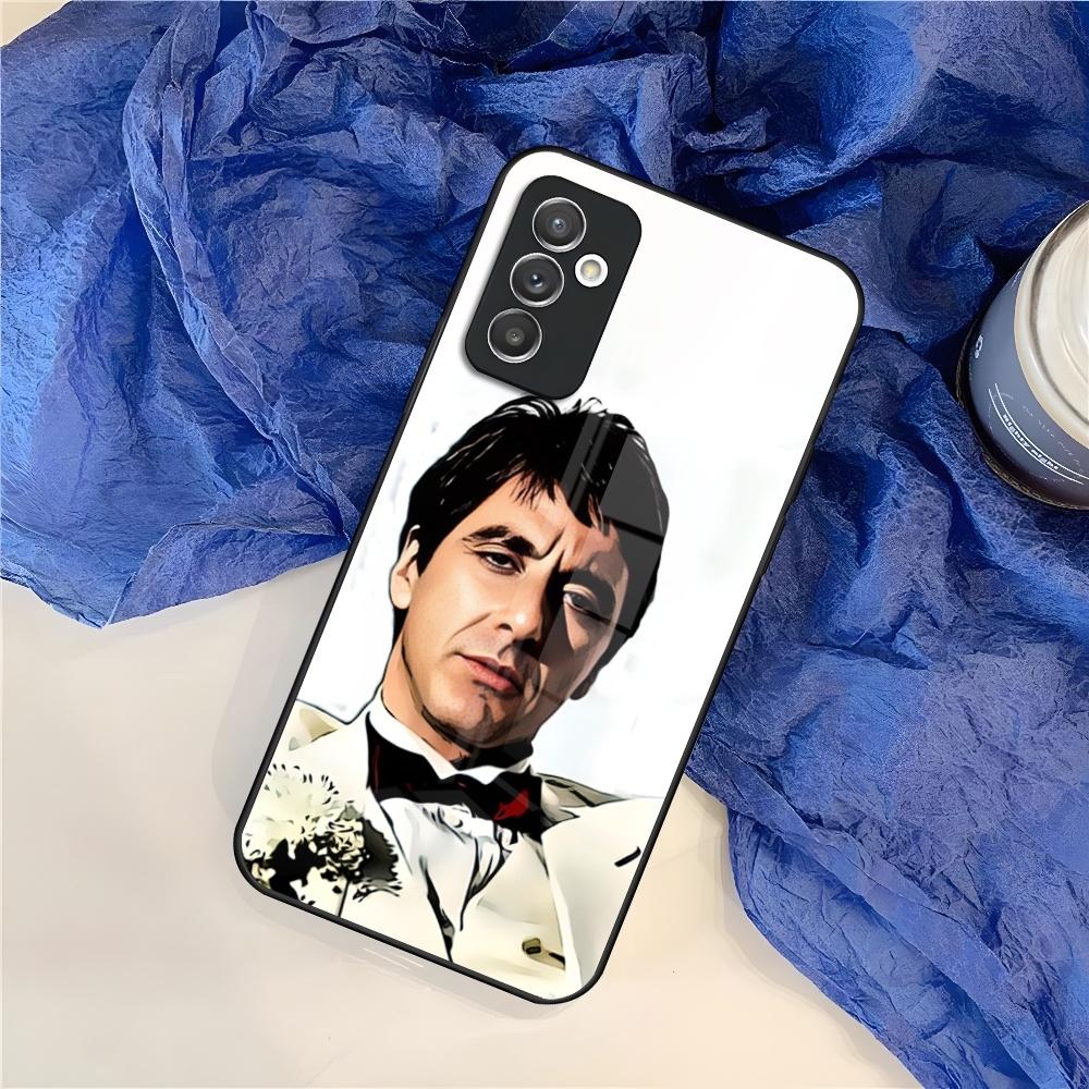 Чехол для телефона Scarface Godfather Tony Montana для Samsung Galaxy S26 S25 S24 S30 S21 S23 S20 S22 Fe Pro Edge Ultra Plus стеклянная крышка