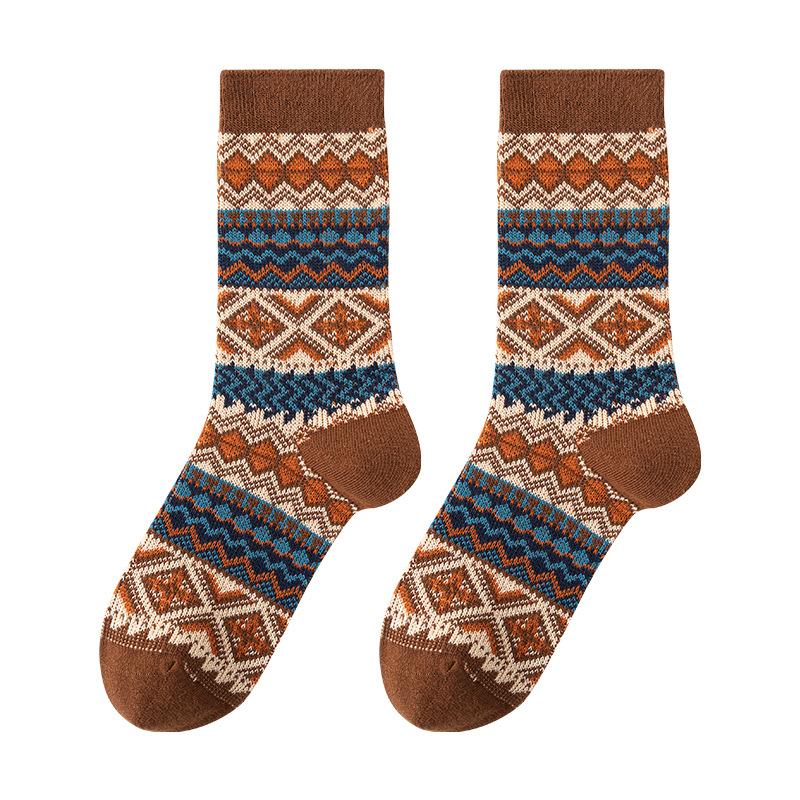 Женские носки Осенние и зимние вязаные мягкие носки для женщин