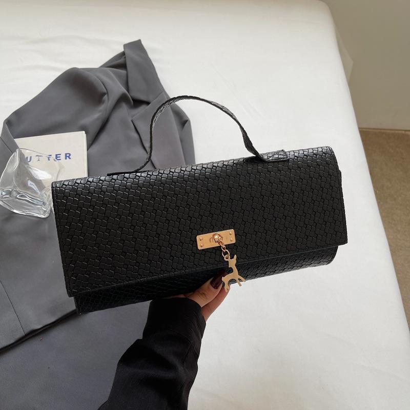 Весна и лето новая текстурированная плетеная модель модная сумочка персонализированная сумка через плечо сумка кроссбоди минималистичный стиль маленькая квадратная сумка