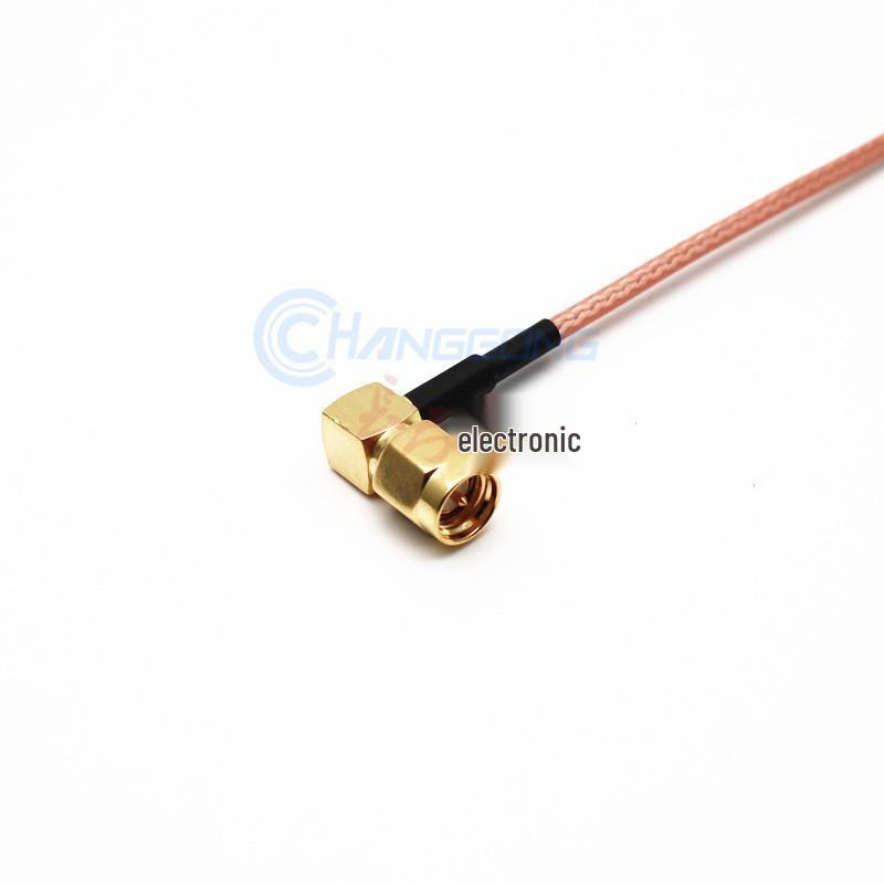 SMA Right Angle Male to M16 SMA Female RG178 Cable Adapter