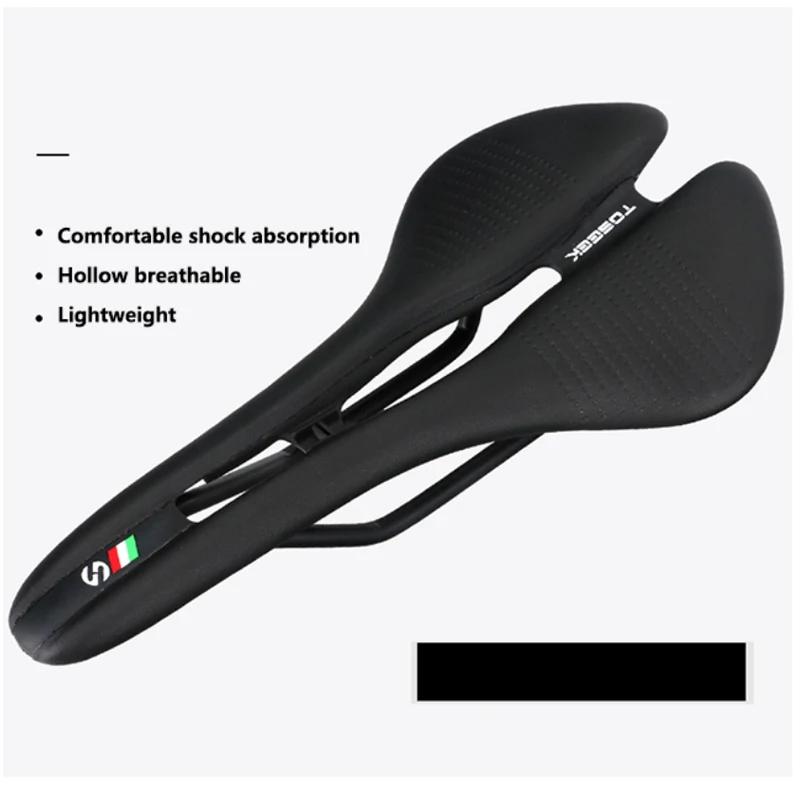 /ODM TOSEEK Bicycle Saddle Racing MTb Road Mountain Bike Seat Hollow Ergonomics Bike Seat Cushion Cycling Saddle Accessories
