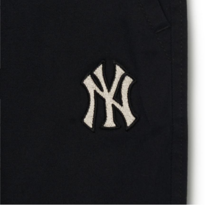 MLB Solid Color Comfortable Embroidered Casual Pants Men bottoms 3LWPB0131-50BKS