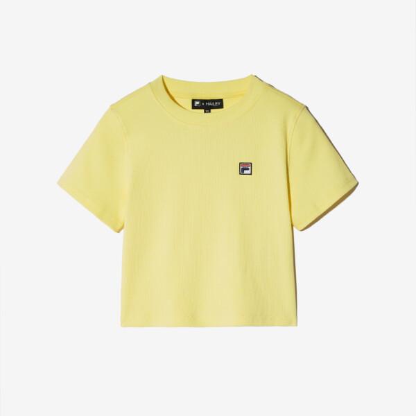 Fila Hailey Bieber Crop Tee Fs2rsh2h91f Ylw