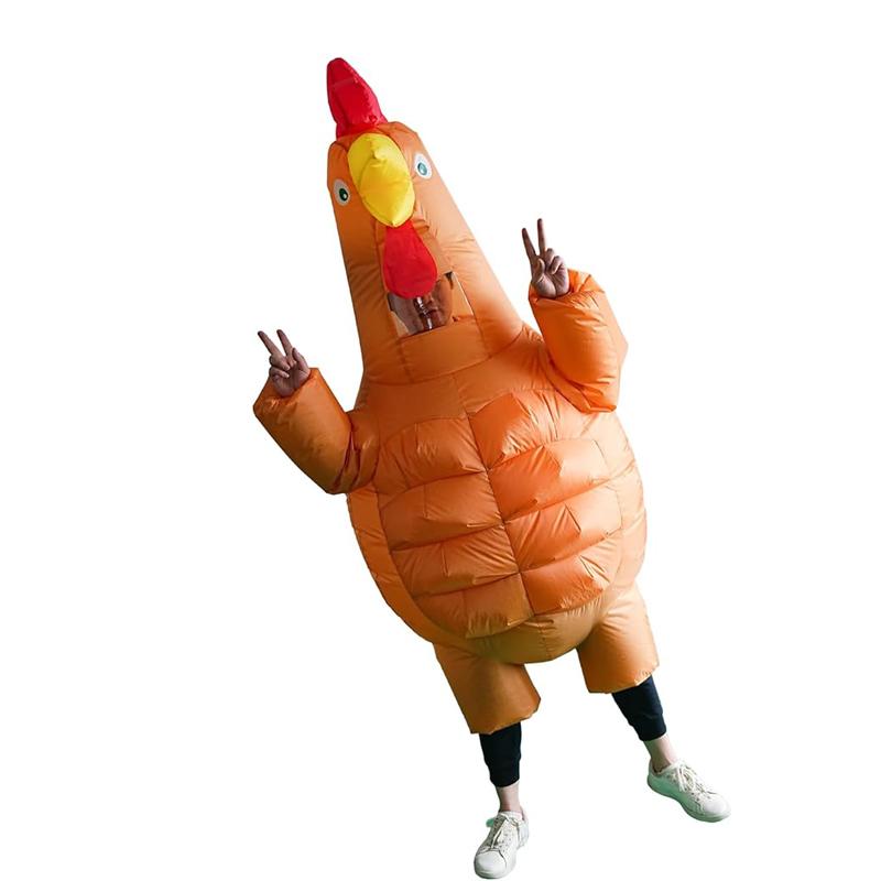 Надувной костюм «Цыпленок Ананас», для взрослых
