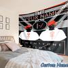 Custom Name Twenty One Pilots Music Evolution Printed Tapestry, for Bedroom,Livingroom, dormitory, Large Wall Decor, Fabric Decor Fan Birthday Gifts