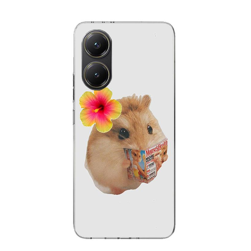 Смешной Грустный Хомяк Мем Чехол Для Телефона Для Xiaomi Poco X7 X6 X5 Pro F7 Ultra Redmi 15C 15 13 13C 12 12C 10 10A 10C 9 9A 9C 9T Чехол P