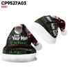 2024 Double-Sided Plus Velvet Christmas Hat for Adults & Kids