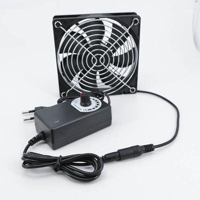 Охлаждающий вентилятор 120x25 мм DC 12 В 12 см с регулятором скорости 110 В 220 В AC от 3 В до 12 В для ресивера Xbox DVR, охладитель компонентов