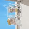 Металлическая сушилка для носков, ветрозащитная конструкция, 20 прищепок, вешалка для одежды, сушилка, сушилка для одежды для помещений и улицы