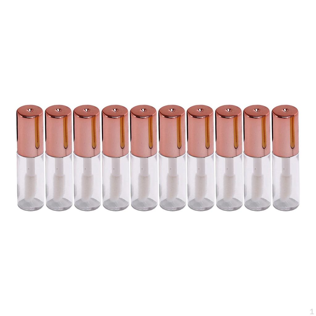 10 Pieces Lip Gloss Bottles Oil Containers Refillable Diy Cosmetic Supplies Cute Balm