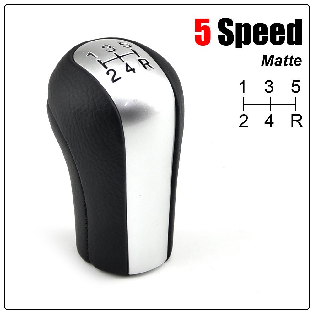 5/6 Speed MT Car Gear Shift Knob PU Leather For Toyota Corolla Verso RAV4 Yaris AYGO Gearshift Shifter Lever