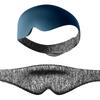 Новое поступление 3D маска для сна из пены с эффектом памяти Регулируемый ремешок на липучке Профилактика темных кругов Индивидуальная опция Вязаная ткань Контурный дизайн