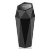 Accessories Car Dustbin Organizer Trash Bin Diamond Design Car Trash Can Bin with Lid Garbage Can