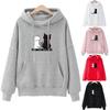 Women Hoodies Casual Sweatshirt Winter Ladies Baggy Cat Jumper Pullover Tops