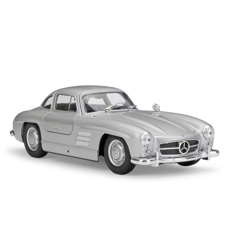 WELLY 1/24 Mercedes Benz 300SL Сплав Масштабная Модель Автомобиля Модель Литой Металл Статическая Коллекция Детская Игрушечная Машина Транспортные Средства Подарки