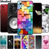 For Xiaomi Poco M5s Case Luxury TPU Soft Silicone Phone Back Cover for PocoM5s Shockproof Flowers Cute Cartoon Flowers New Coque