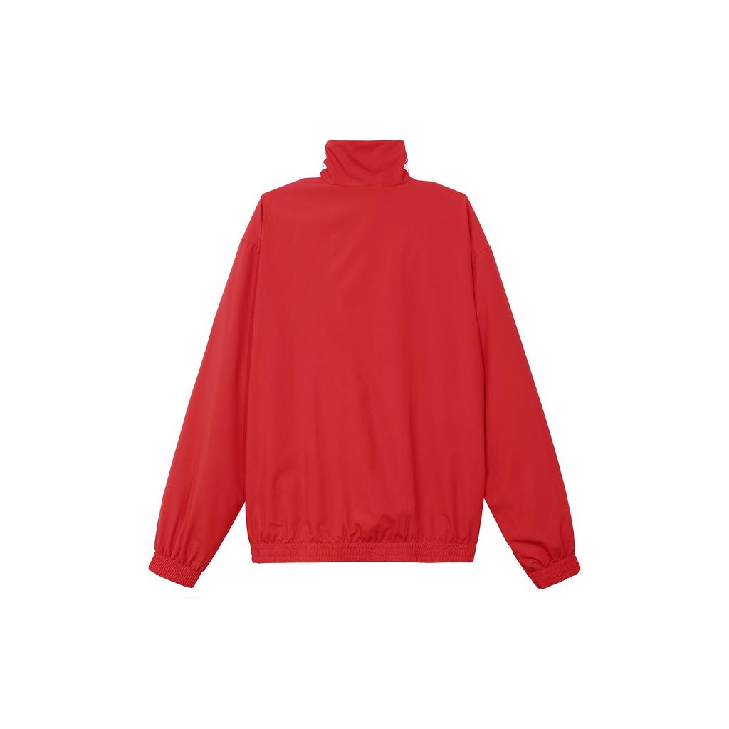 Adidas Originals Adilenium Oversized Track Jacket With Tri-Stripe Patchwork Women Tops Light-Crimson IV9336