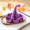 Breathable Woven Pets Wizard Hat Pumpkin Halloween Cat Headgear Halloween Dog Hat  Head Decoration