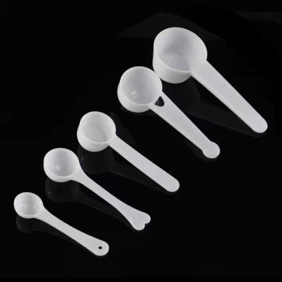 Набор мерных ложек Штабелируемые пластиковые мерные ложки для кофе, корма для домашних животных