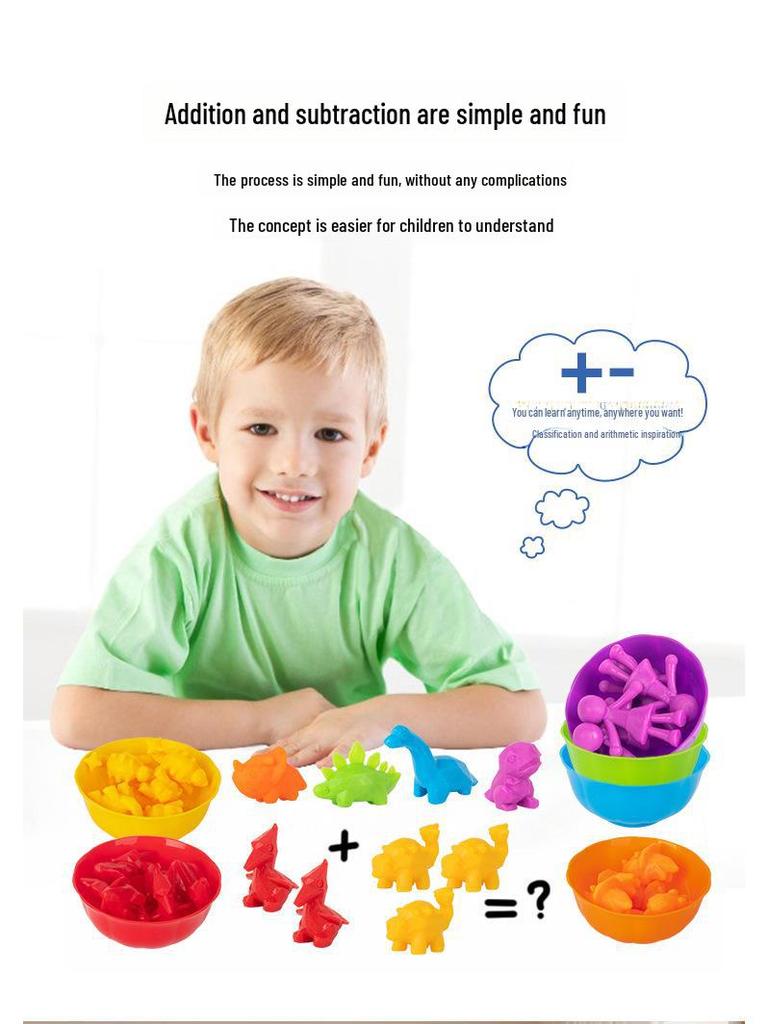 Семейная серия. Детские развивающие игрушки для счета и сортировки.