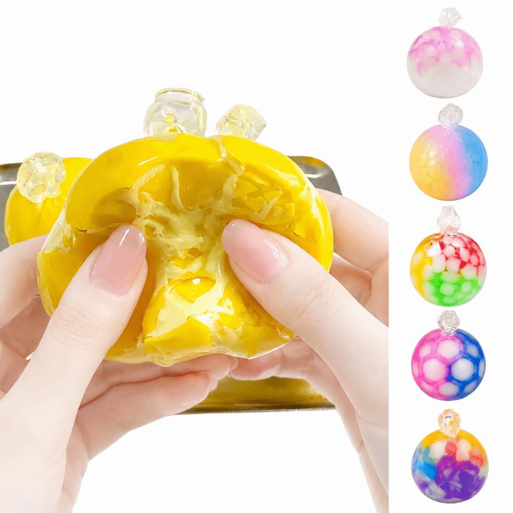 Gradient Colors Squeeze Sensory Fidget Ball Decompression Pinch Toy  Office Home Relaxation
