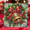 6PCS Xmas Atmosphere DIY Diamond Art Greeting Cards Congratulations Cards