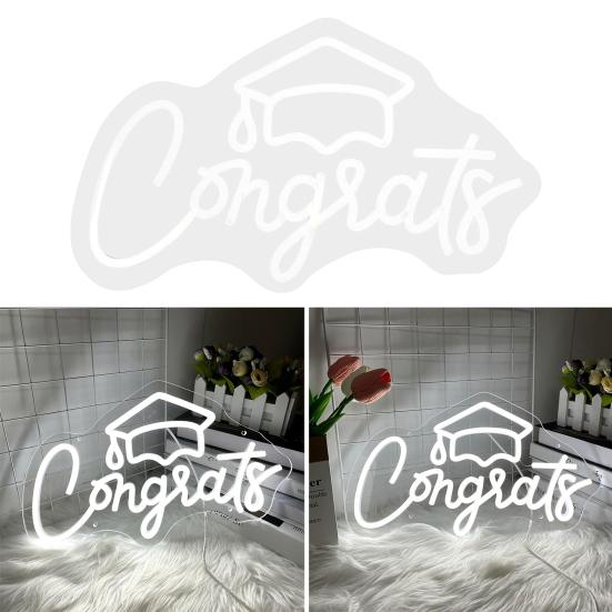 Светодиодный светильник Yousheng для выпускного сезона, неоновый свет, простая установка, регулируемая яркость, выпускной класс 2025 года, неоновая вывеска, украшение для вечеринки