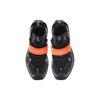 Li-Ning Pangu Halo Fabric Leather Trendy Shock Absorbing Non-Slip Wear-Stick Low-Top Sports Casual Shoes Men sneakers Black Orange AZGS101-1